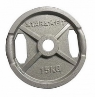 диск олимпийский star fit d 51 px-sport wp006 15кг серый