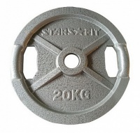 диск олимпийский star fit d 51 px-sport wp006 20кг серый