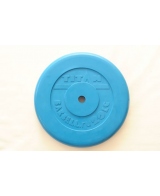 диск обрезиненный с втулкой titan arsenal 26 мм 20 кг. синий