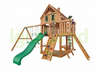 деревянная детская площадка для дачи igragrad навигатор (домик)