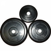 диск обрезиненный nantong rcp 10-5.0 25 мм 5 кг черный