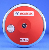диск тренировочный, пластиковый 1,6 кг polanik tpd11-1,6