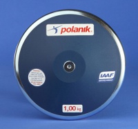 диск соревновательный пластиковый 1,6 кг. polanik cpd11-1,6