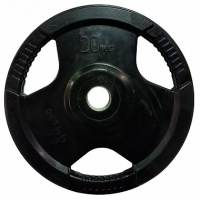 диск олимпийский d51мм dy-h-2012c 20 кг черный