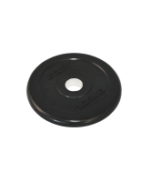 диск обрезиненный bb-202, d=26 мм, черный, 1,25 кг