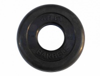 диск обрезиненный d51мм mb barbell atlet 1,25кг черный