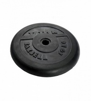 диск обрезиненный d31мм mb barbell titan 10 кг черный