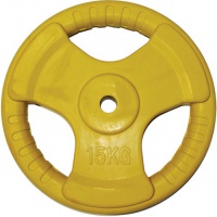 диск обрезиненный zso 3 handle 26 мм 15 кг, цветной