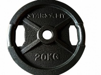 диск олимпийский star fit d 51 px-sport wp006 20кг черный
