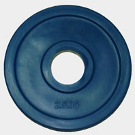 диск олимпийский евро-классик серия "ромашка" 51 мм 2,5 кг синий