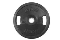 диск обрезиненный titan евро-классик 51 мм 15 кг. черный, с хватами