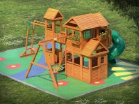 детская площадка для дачи igragrad клубный домик макси с трубой