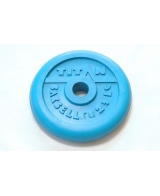 диск обрезиненный с втулкой titan arsenal 26 мм 2,5 кг. синий