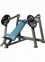 жим наклонный на свободном весе bencarfitness ts-p014