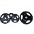 диск олимпийский обрезиненный px-sport wp074-5.0 с хватами 51 мм 5 кг черный